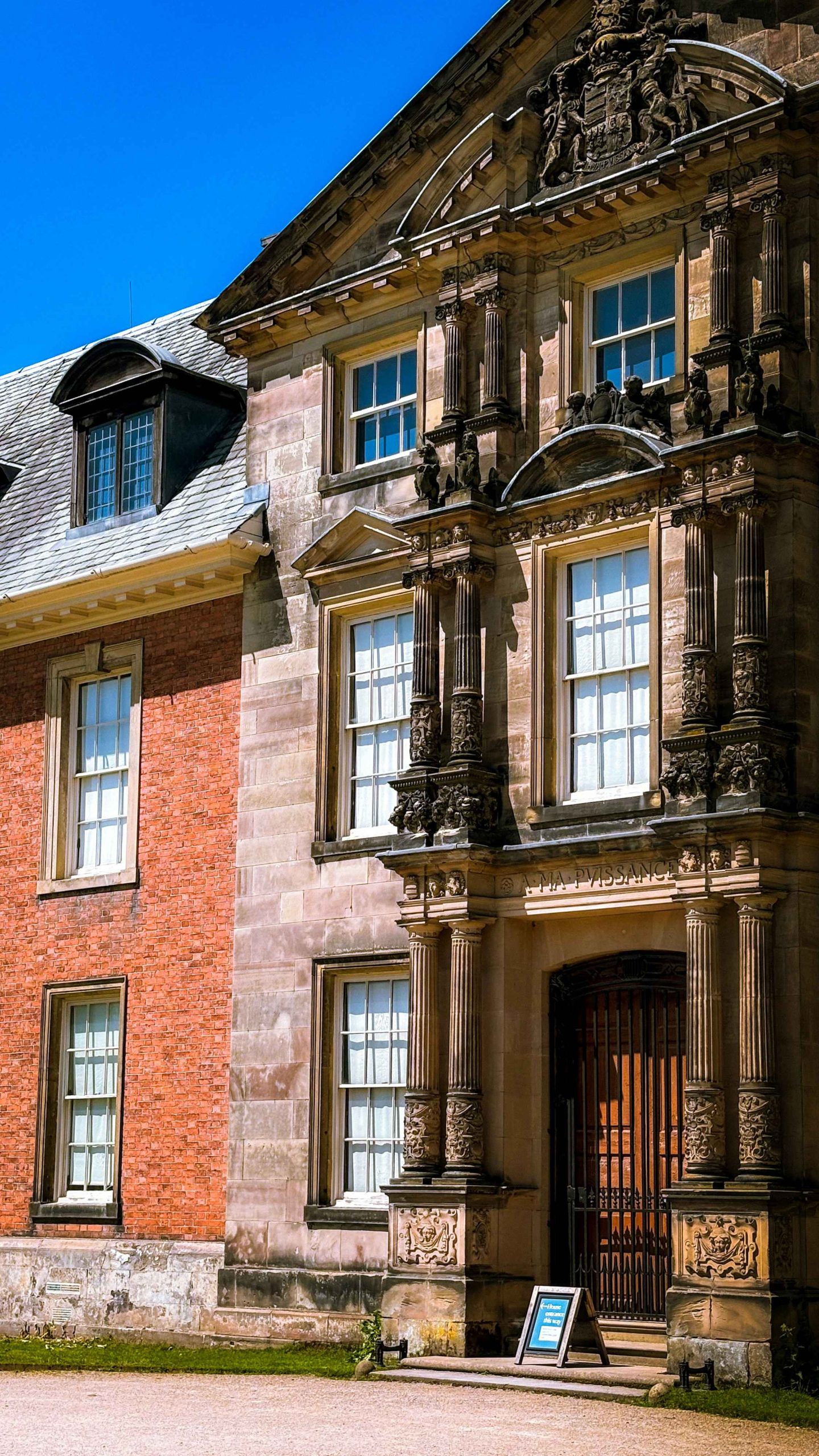 Dunham Massey Hall in Altrincham exterior