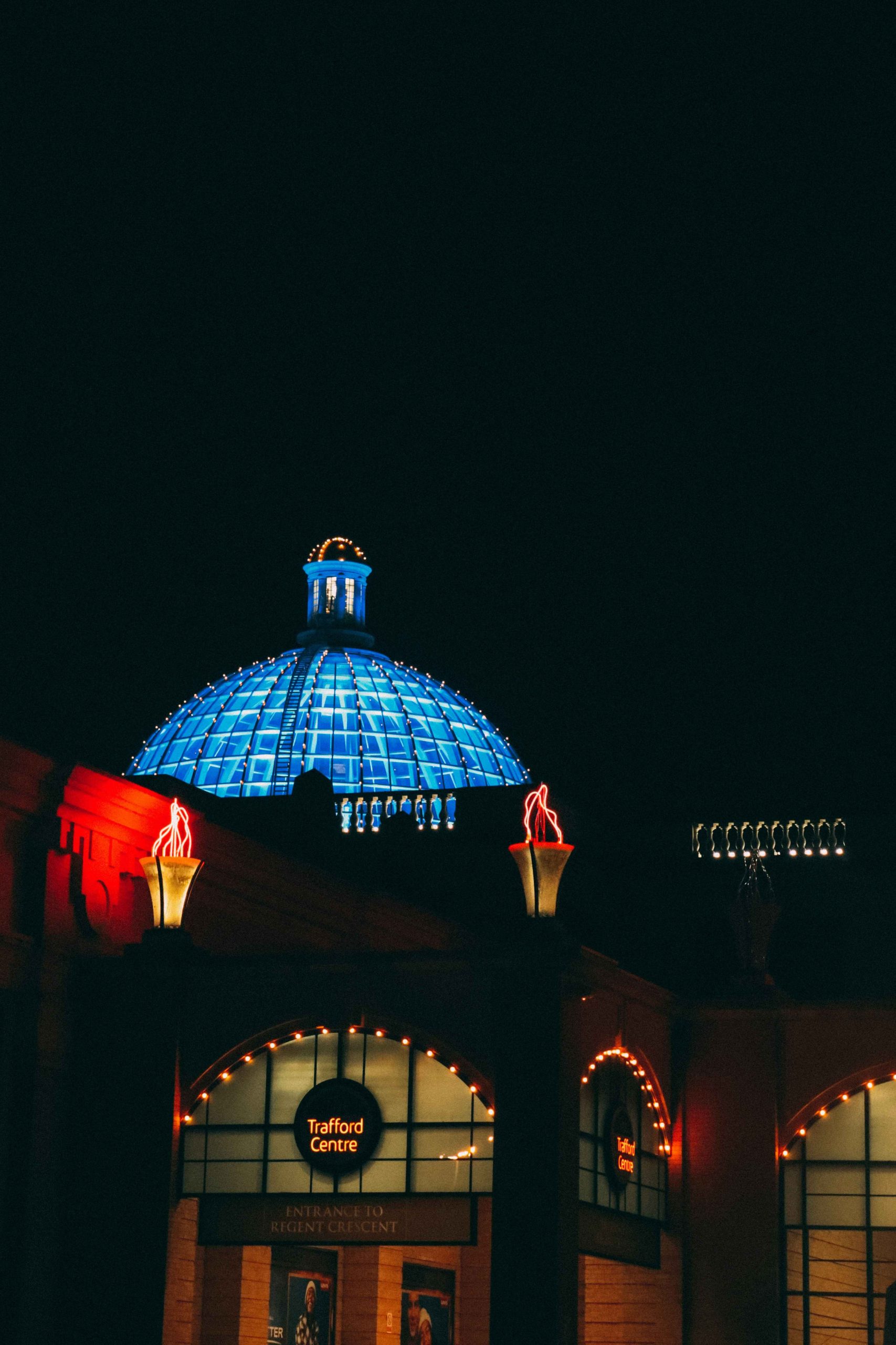 Trafford Centre shopping at night